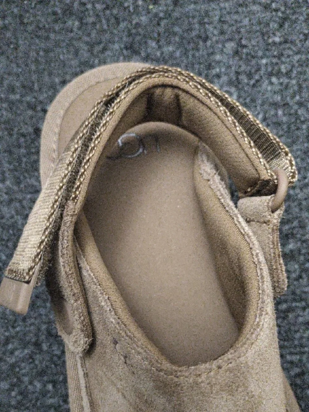 UGG Kids Suede Slip-On Shoes in Sand Brown